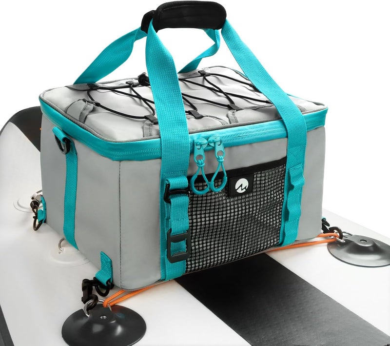 MoiShow Paddle Board Cooler, Paddleboard Cooler Deck Bag with Detachable Bottle Opener, Paddle Board Accessories, Sup Cooler Bag for Beach, Camping, Kayaking, Travel - Image 1